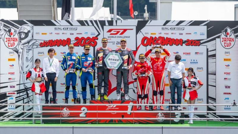 Amankan Podium di Okayama, David Tjiptobiantoro Kian Dekat Menuju Gelar Juara GTWCA 2025 Kategori AM